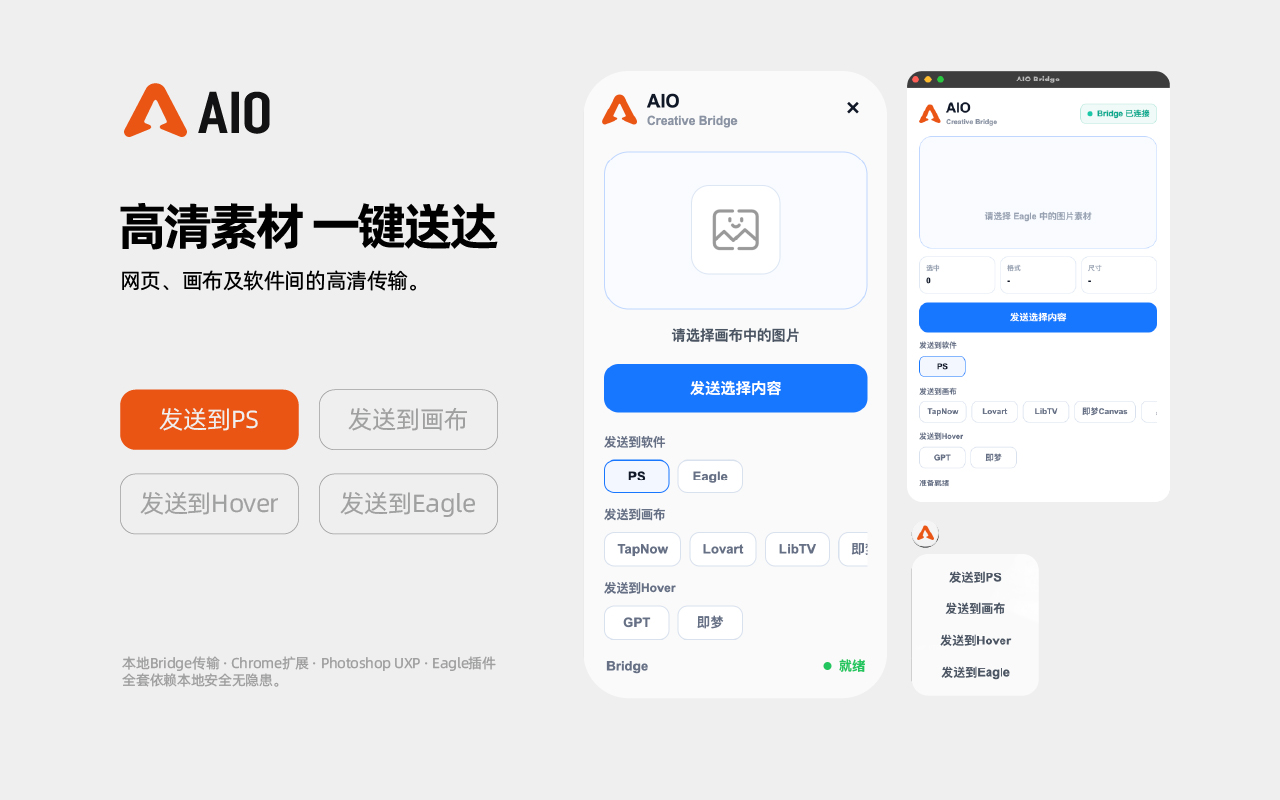 AIO Bridge 产品界面预览